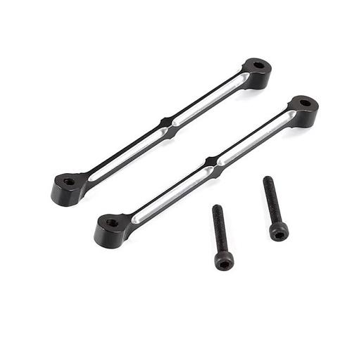 Baja Rear Shock Tower Supports (2) Alloy Silver 95121