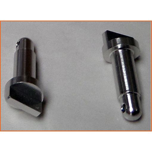 Baja Spur Gear Cover Pins (2) CNC Silver 95239
